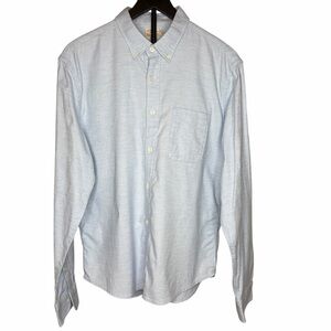 Faherty Sky Blue Casual Button-Down Shirt Size L